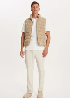 Jassen<The Sting Corduroy bodywarmer zand