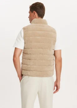 Jassen<The Sting Corduroy bodywarmer zand
