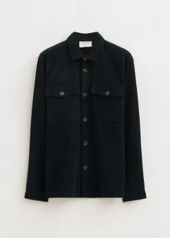 Overshirts<The Sting Corduroy overshirt donkergroen
