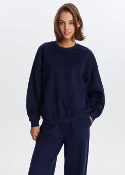 Sweaters En Hoodies<The Sting Cutseam sweater donkerblauw