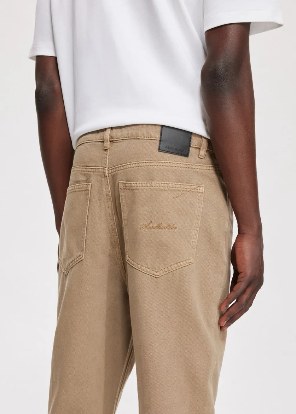 Jeans<The Sting Dash straight leg jeans donkerzand