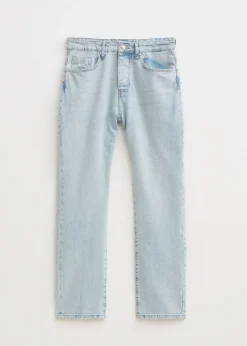 Jeans<The Sting Dash straight leg jeans blauw, used light
