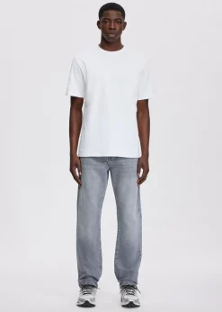 Jeans<The Sting Dash straight leg jeans grijs, used middle