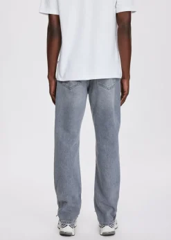 Jeans<The Sting Dash straight leg jeans grijs, used middle
