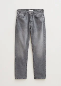 Jeans<The Sting Dash straight leg jeans grijs, used middle