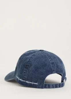 Petten<The Sting Denim pet donkerblauw