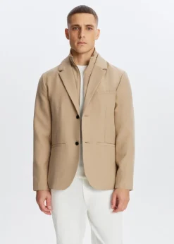 Blazers<The Sting Detachable blazer soft mocca