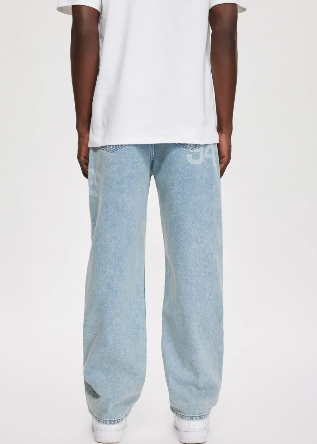 Jeans<The Sting Drew loose fit jeans blauw, used light