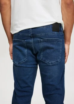 Jeans<The Sting Duke v2 slim fit jeans blauw, used dark