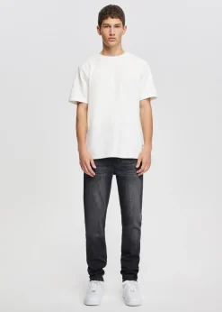 Jeans<The Sting Duke v2 slim fit jeans zwart, used dark