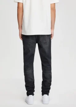 Jeans<The Sting Duke v2 slim fit jeans zwart, used dark