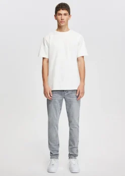 Jeans<The Sting Duke v2 slim fit jeans grijs, used middle