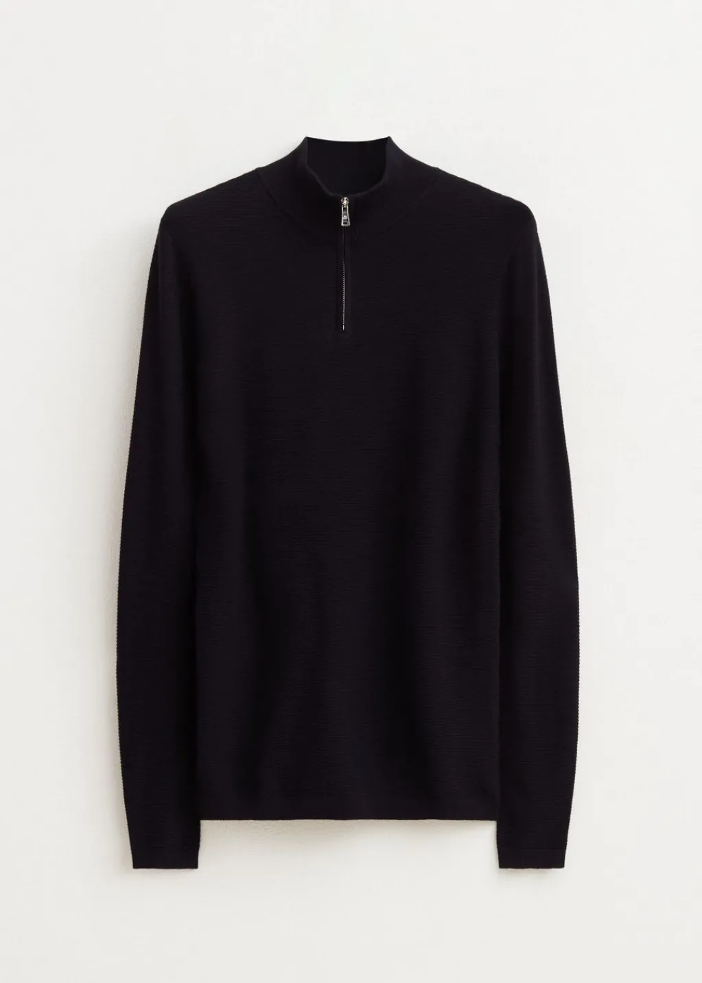 Polo's|Truien En Vesten<The Sting Fijngebreide polo donkerblauw