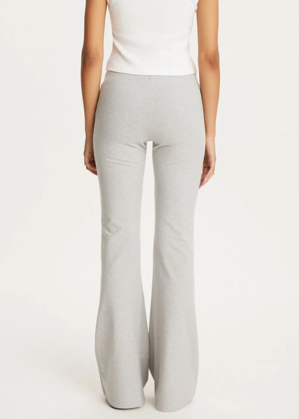 Broeken<The Sting Flare joggingbroek grijs, licht melee
