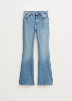 Jeans<The Sting Flared jeans blauw, used middle