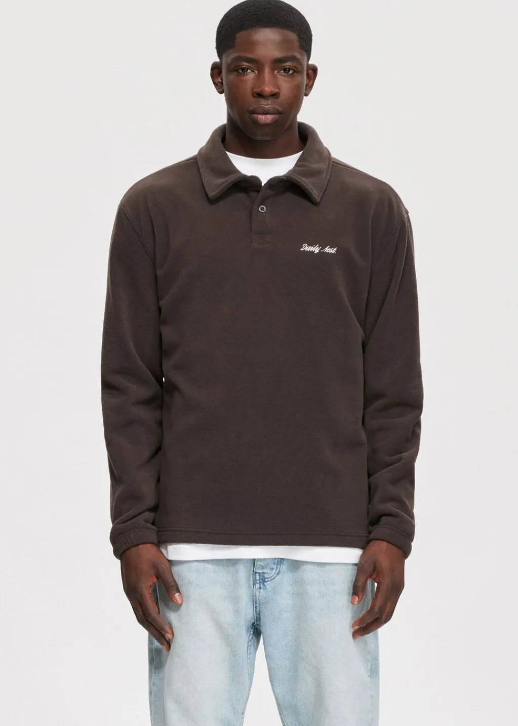 Polo's|Sweaters En Hoodies<The Sting Fleece polo bruin