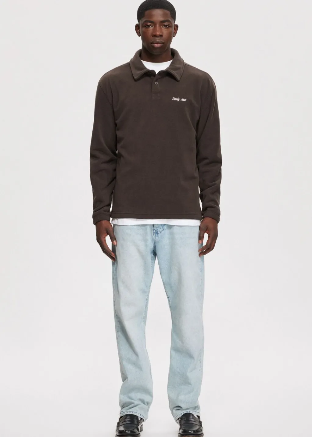 Polo's|Sweaters En Hoodies<The Sting Fleece polo bruin
