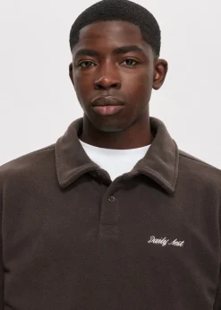 Polo's|Sweaters En Hoodies<The Sting Fleece polo bruin