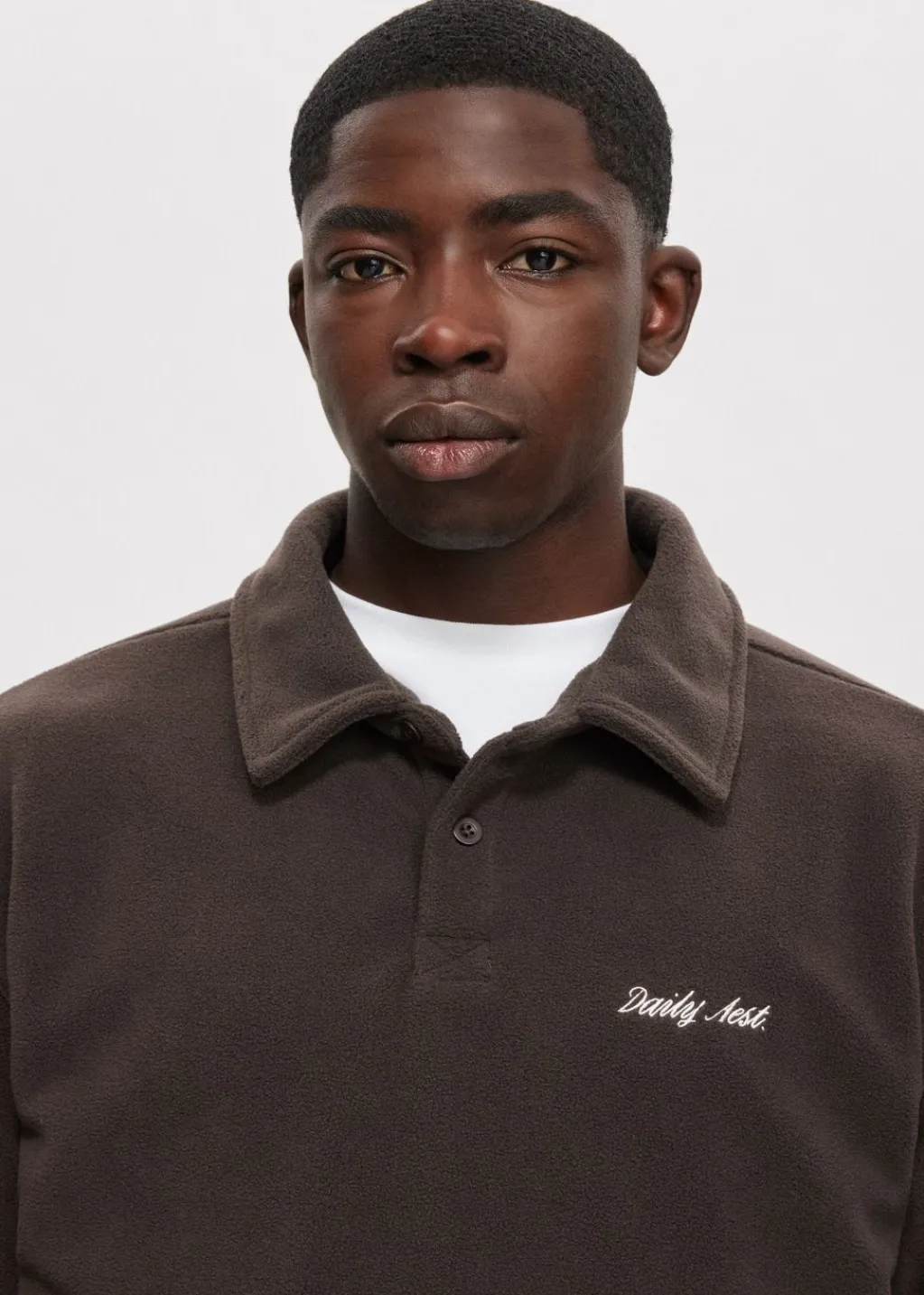Polo's|Sweaters En Hoodies<The Sting Fleece polo bruin