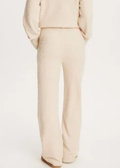 Broeken<The Sting Fluffy broek lichtzand