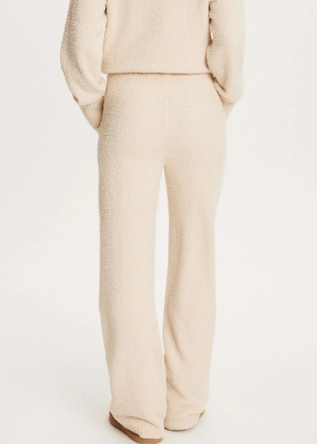 Broeken<The Sting Fluffy broek lichtzand
