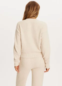 Truien En Vesten<The Sting Fluffy trui lichtzand