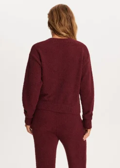 Truien En Vesten<The Sting Fluffy trui bordeaux