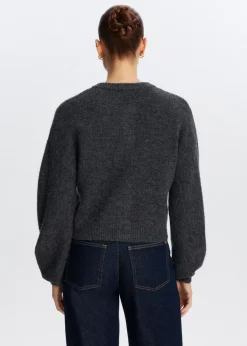 Truien En Vesten<The Sting Gebreid vest lange mouwen antraciet