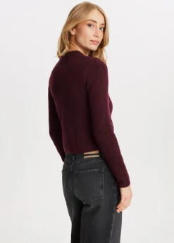 Basics|Truien En Vesten<The Sting Gebreid vest met knopen bordeaux