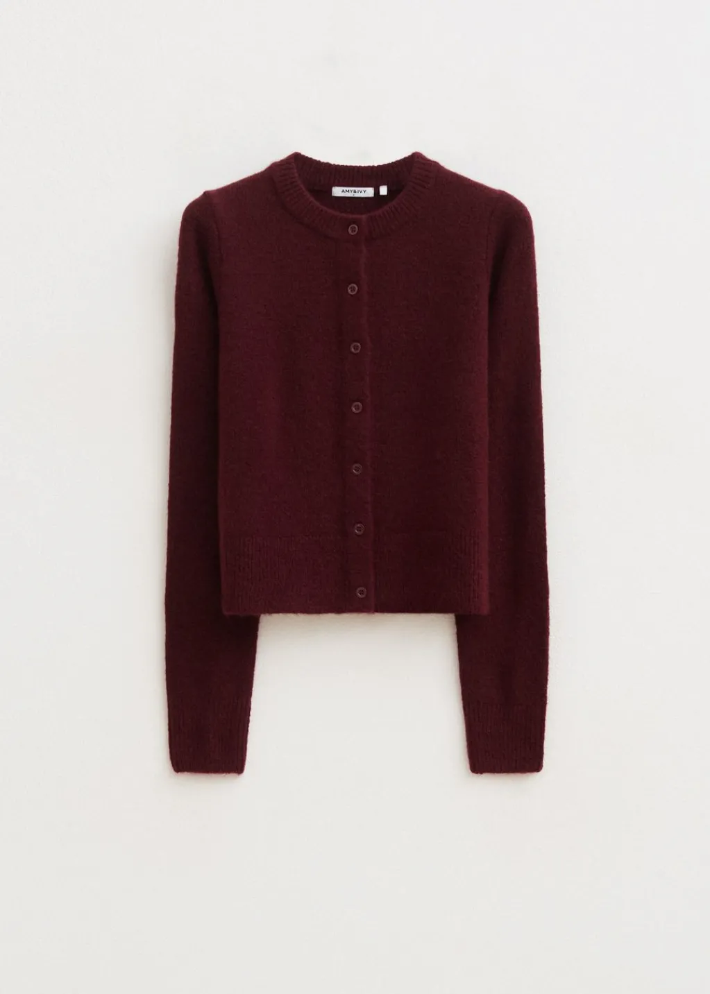 Basics|Truien En Vesten<The Sting Gebreid vest met knopen bordeaux