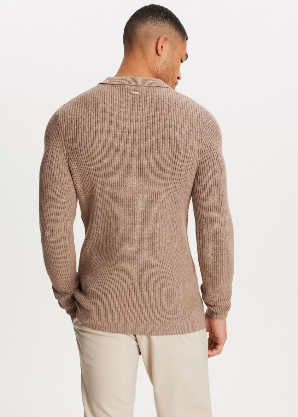 Truien En Vesten<The Sting Gebreide johnny polo bruin gemêleerd