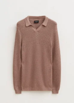 Truien En Vesten<The Sting Gebreide johnny polo bruin gemêleerd