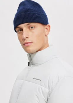 Mutsen<The Sting Gebreide muts donkerblauw