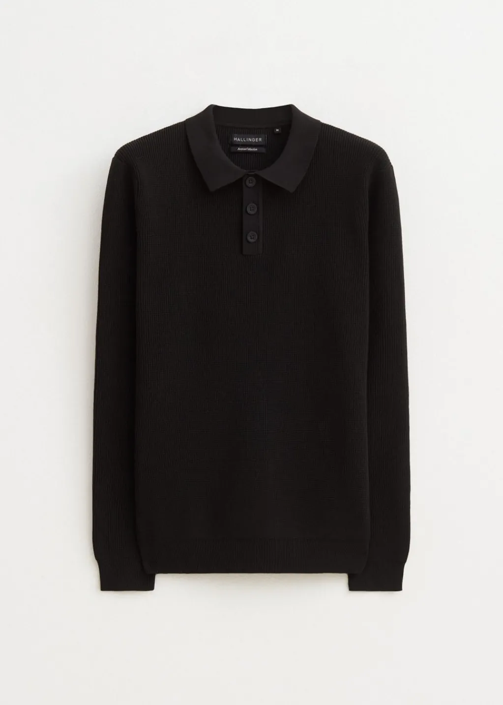 Polo's|Truien En Vesten<The Sting Gebreide polo zwart