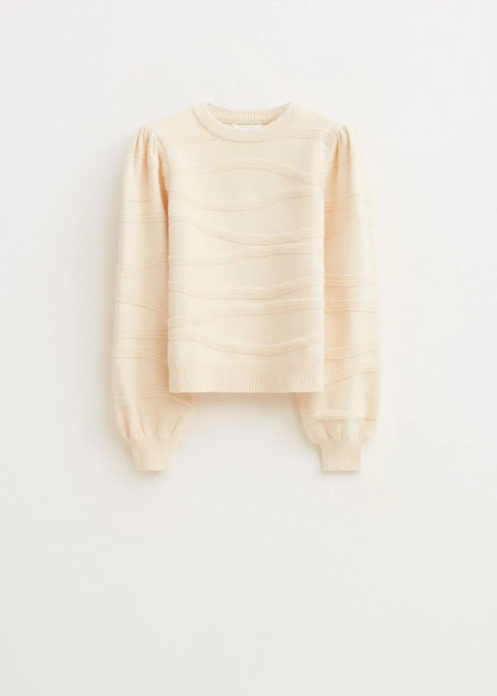 Truien En Vesten<The Sting Gebreide trui met wavy patroon creme