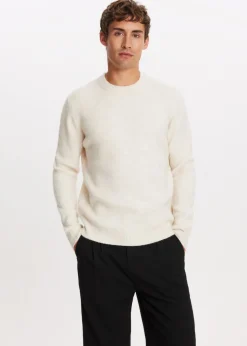 Truien En Vesten<The Sting Gebreide trui pullover off-white gem&ecirc;leerd