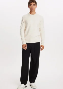 Truien En Vesten<The Sting Gebreide trui pullover off-white gem&ecirc;leerd
