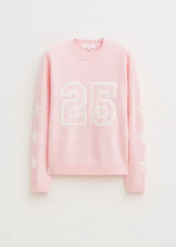 Truien En Vesten<The Sting Gebreide trui varsity lichtroze