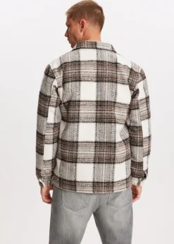 Overshirts<The Sting Geruit overshirt middenbruin