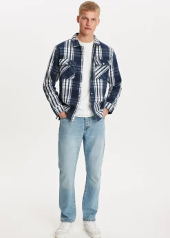 Overshirts<The Sting Geruit overshirt blauw