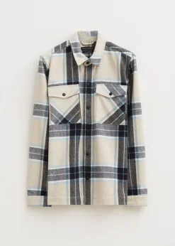 Overshirts<The Sting Geruit overshirt Liam blauw grijs