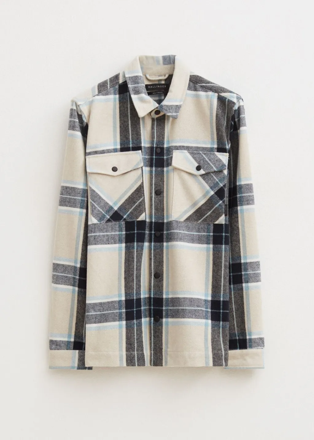 Overshirts<The Sting Geruit overshirt Liam blauw grijs
