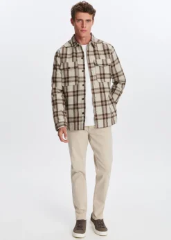 Overshirts<The Sting Geruit overshirt met knopen meerkleurig