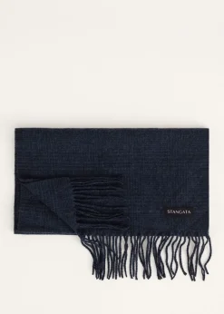 Sjaals<The Sting Geruite sjaal donkerblauw