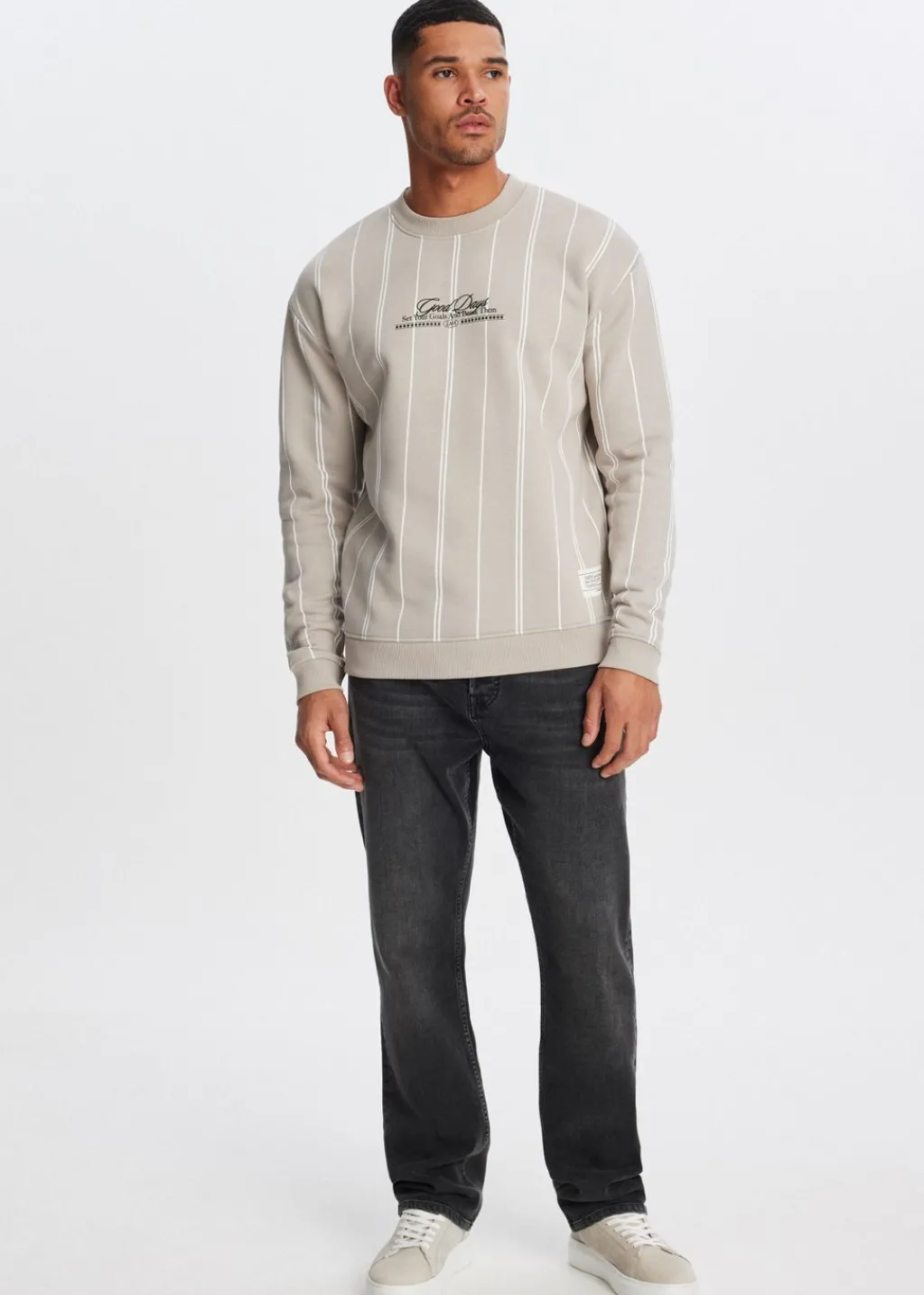 Sweaters En Hoodies<The Sting Gestreepte sweater taupe, light
