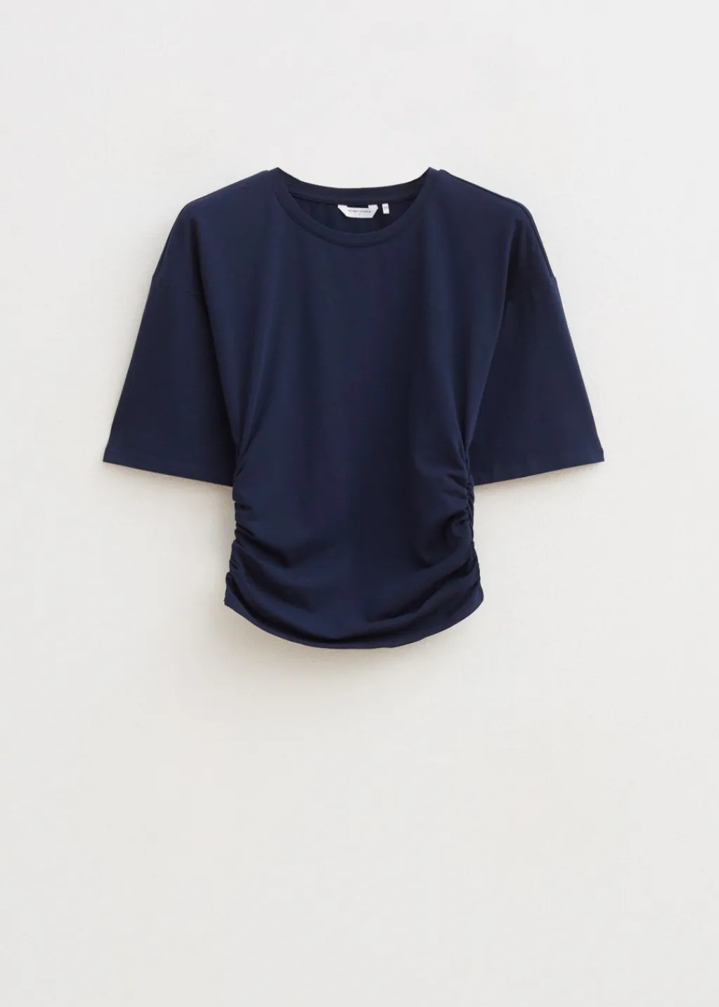 T-Shirts<The Sting Getailleerd t-shirt met plooien donkerblauw