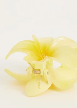Haaraccessoires<The Sting Haarclip bloem lichtgeel