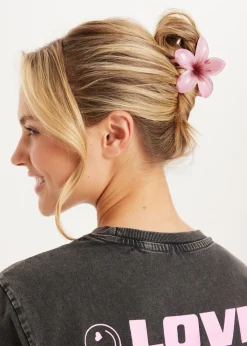 Haaraccessoires<The Sting Haarclip bloem lichtroze