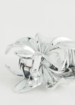 Haaraccessoires<The Sting Haarclip bloem zilver