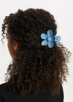 Haaraccessoires<The Sting Haarclip Daisy middenblauw